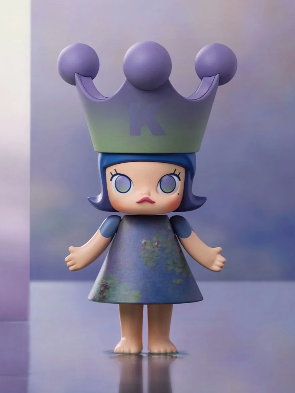 Pop Mart Mega Royal Molly 100% Series 1 - Confirmed Monet - Les Nympheas